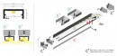 StrongLumio profilé LED Begton 12 2000mm vernis blanc
