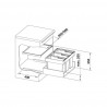BLANCO 521472 trieur Flexon II 60/3 3x15l