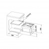 BLANCO 521468 Trieur Flexon II 45/2 2x16l