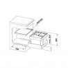 BLANCO 521470 Trieur Flexon II 50/3 1x19l+2x8l