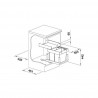 BLANCO 527854 Systeme de tiroirs Select II 40/2 Combi 2x13l
