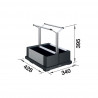 BLANCO 527668 Systeme de rangement panier Caddy 40 2x4l