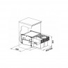 BLANCO 526203 trieur Select II 60/2 1x30+1x19l