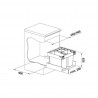 BLANCO 526640 trieur Flexon II Low 50/3 1x19l+2x8l