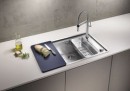 BLANCO 523002 évier Andano XL 6S-IF Compact InFino avec excentrique inox