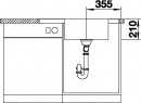 BLANCO 523001 Évier Andano XL 6S-IF Compact InFino c/excentrique inox