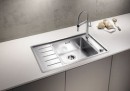BLANCO 523001 Évier Andano XL 6S-IF Compact InFino c/excentrique inox