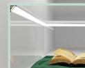 StrongLumio profilé LED Cabi 12 E alu noir 2000mm