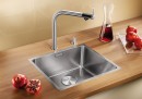 BLANCO 522961 Évier Andano 450-IF InFino inox satiné brillant sans tirant