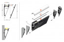 StrongLumio profilé LED Walle 12 couvre anodisé 4050mm