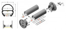 StrongLumio profilé LED Oval alu anodisé 2000mm