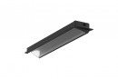 StrongLumio profilé LED Diagonal 10 alu noir 2000mm