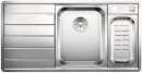 BLANCO 522104 Évier Axis III 6S-IF InFino avec excentrique inox satiné brillant