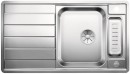 BLANCO 522103 évier Axis III 5S-IF InFino avec excentrique inox soie brillant