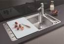 BLANCO 522102 évier Axis III 45S-IF InFino avec excentrique inox soie brillant