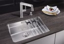 BLANCO 521841 Évier Etagon 500-U InFino sans tirette inox satin brillant