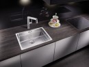 BLANCO 521840 Évier Etagon 500-IF InFino sans tringle inox soie brillant