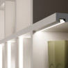 StrongLumio profilé LED Diagonal 10 alu noir 4050mm