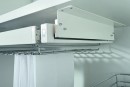 VIBO support sous étagere pour cadre de garde-robe, amorti, alu