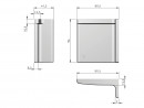 IF Libra H11 cache-vis couvercle gris clair gauche