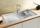 BLANCO 521659 Évier Divon II 5S-IF InFino avec excentrique inox satiné