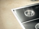 BLANCO 521570 évier Claron 340-IF InFino sans tirette inox satiné brillant