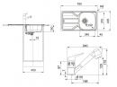 FRANKE Ensemble N97 FLN 611-78/44 + FC 9547.031