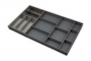K-StrongMax 16 tiroir H89/500mm, gris, buffet SM 900, antidérapant anthracite
