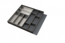 K-StrongMax 16 tiroir H89/500mm, gris, buffet SM 600, antidérapant anthracite