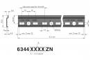 IF Libra B3 rail de suspension Libra H1/H2/H3/H7 33 5x2mm longueur 2m galva