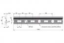 IF Libra WPC1 rail de suspension APC1/APC6 28x1,8mm L 2m zingué