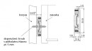 StrongBall S5 glissiere a billes a extension totale, 660mm/60kg, avec amortisseu