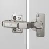 HETTICH 9325749 Veosys charniere affleurante inox vis a bois TH52 SiSy porte fin