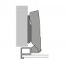 HETTICH 9091224 Sensys 8631i charniere 95° étroit cadre alu SiSy obsidien