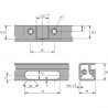 HETTICH 9155234 charniere semi-apparente Intermat 9936 alu ressort