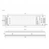 TL alimentation électrique pour LED 24V 400W IP20