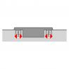 HETTICH 9091754 Sensys 8631i charniere montée porte 95° jusqu'a 32mm TH52 chevil