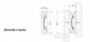 StrongBall S5 glissiere a billes a extension totale, 550mm/45kg, sans amortisseu