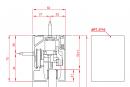 TERNO Solo Vetro profil de couverture pour rail supérieur 2730/AS 6m alu anodisé