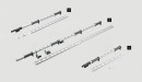 HETTICH 9207596 LeMans II axe tournant 600 mm anthracite
