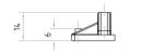 MARELLA DESIGN embout de profil Florida noir mat fermé P+L