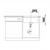 BLANCO 514506 Sink Subline 500-U brilliant white no handle PuraPlus® ceramic