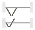 TERNO Versatile,folding,2 wings,hinges+magnets,80kg,3000mm,black