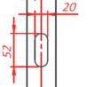 TERNO Versatile ensemble, premiere double porte, 80kg, aimants, charnieres basse