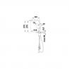 BLANCO 526946 Robinet Fontas-S II Silgranit-look gris volcan