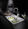 BLANCO 521368 Robinet Carena-S Vario Silgranit-look blanc/chrome BLANCO 521368 Robinet Carena-S Vario Silgranit-look blanc/chrome