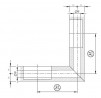 IF Tirant angulaire Spiral lock 2x70mm