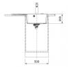 FRANKE évier CNG 611-78 TL/7 780x500mm sahara