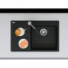 FRANKE Évier CNG 611-78 TL/7 780x500mm noir mat