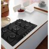 FRANKE Plaque de cuisson gaz FCH 755 4G TC BT C noir mat